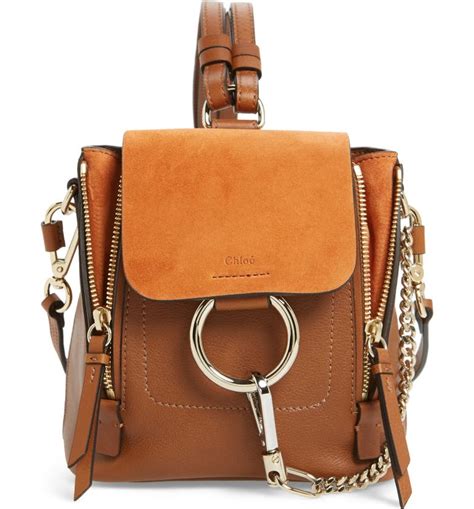 chloe mini faye backpack review|Chloe Faye Backpack Review size Small (wear and tear.